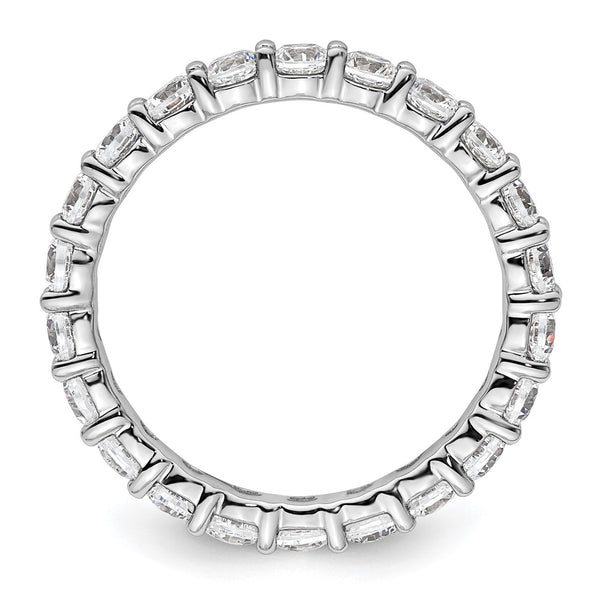 14K White Gold 2-Carat Diamond Eternity Band - Size 8.5 - Style GR1-1004320