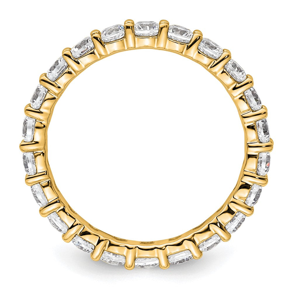 Shop Exclusive 14K Gold 2-Carat Diamond Eternity Band - Stylish Size 8