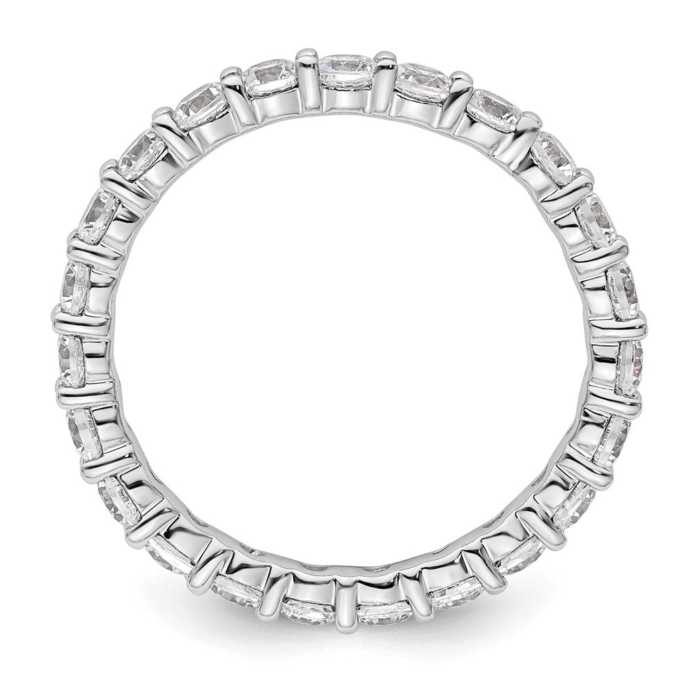 Buy 2-Carat Diamond Eternity Band in 14K White Gold - Stylish & Affordable!