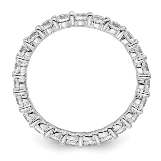 Buy 2-Carat Diamond Eternity Band in 14K White Gold - Stylish & Affordable!