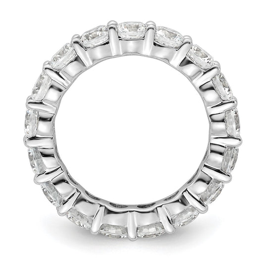 Exclusive 14K White Gold 3-Carat Diamond Eternity Band - Stylish Size 4.5