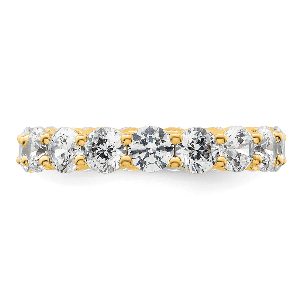 Buy Luxury 14K Polished 3-Carat Diamond Eternity Band, Size 4.5