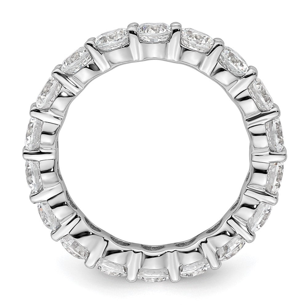 High-Quality 3-Carat Diamond Eternity Band in 14K White Gold - Size 6.5