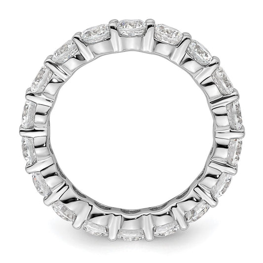 High-Quality 3-Carat Diamond Eternity Band in 14K White Gold - Size 6.5