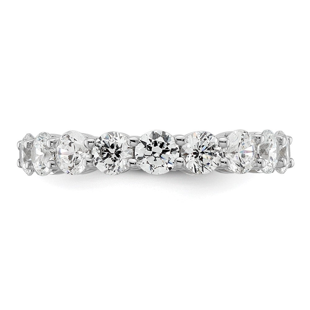 High-Quality 3-Carat Diamond Eternity Band in 14K White Gold - Size 6.5