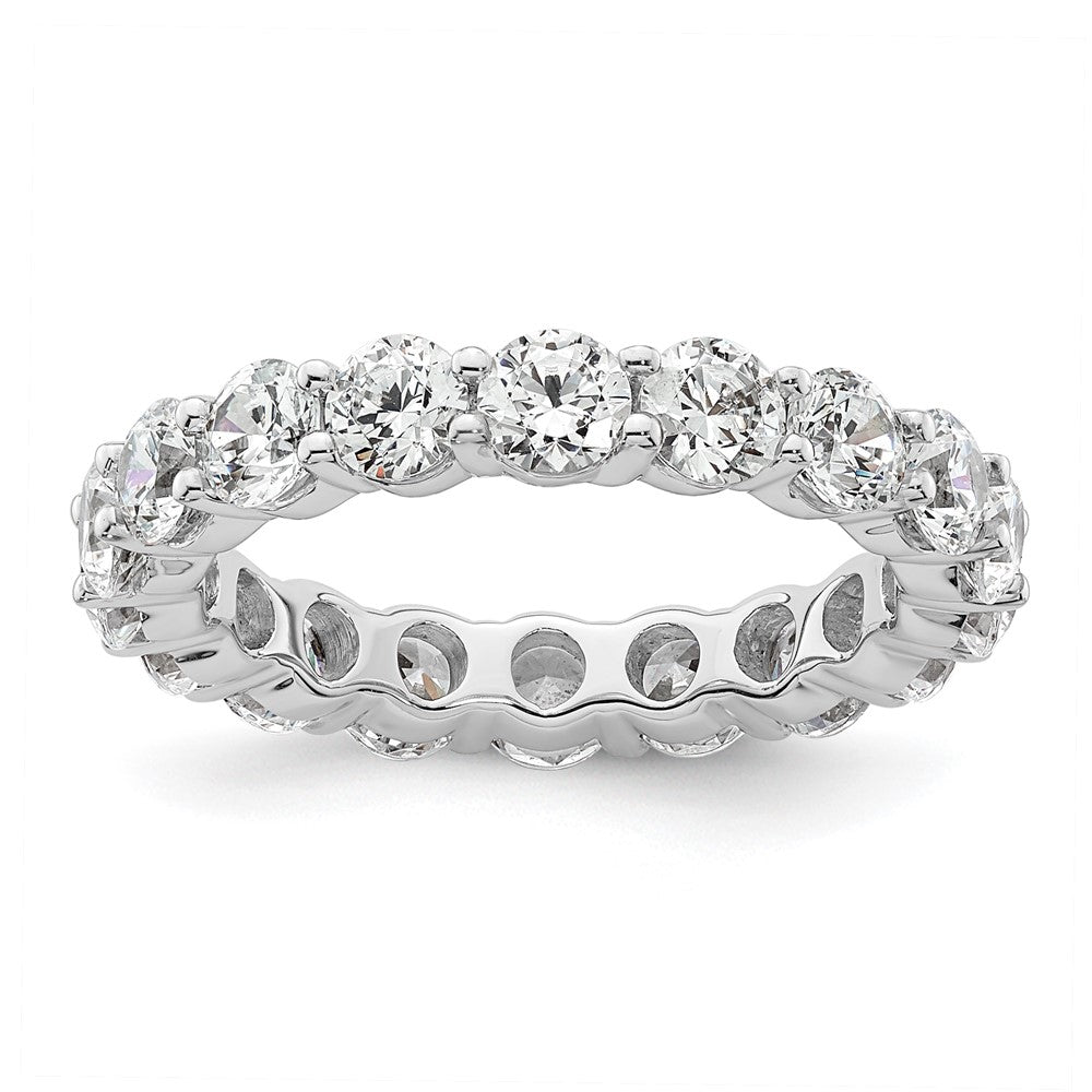 High-Quality 3-Carat Diamond Eternity Band in 14K White Gold - Size 6.5