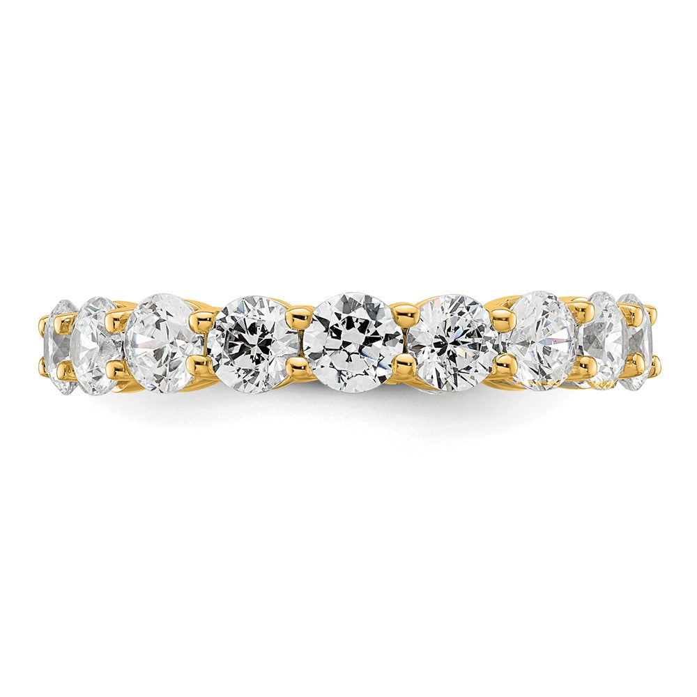 Exclusive 14K Gold 3-Carat Diamond Eternity Band - Stylish Size 6.5