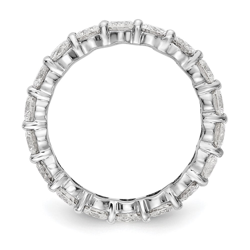 Buy Exclusive 14K White Gold 3 Carat Diamond Eternity Band - Size 7.5