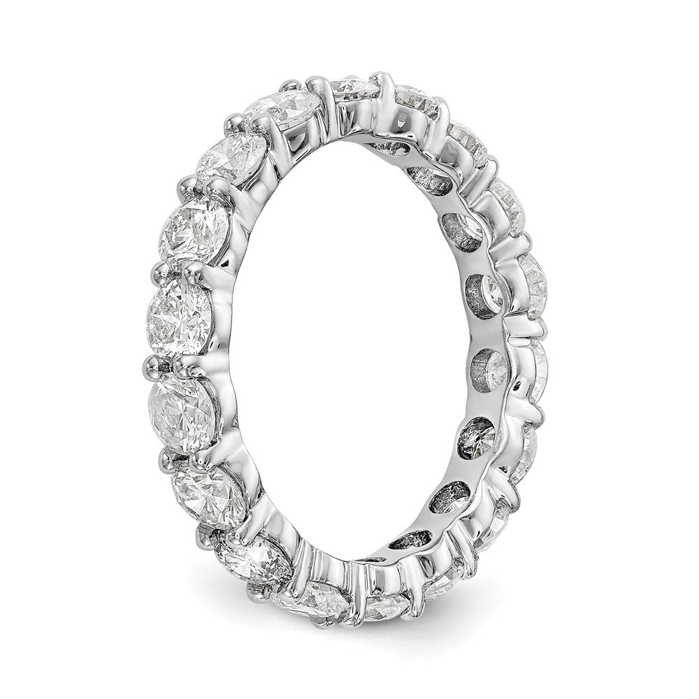 Shop Exclusive 14K White Gold 3-Carat Diamond Eternity Band - Size 7, Stylish!