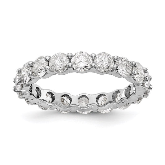 Buy Exclusive 14K White Gold 3 Carat Diamond Eternity Band - Size 7.5