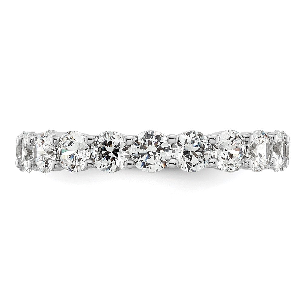 Buy Exclusive 14K White Gold 3-Carat Diamond Eternity Band - Size 8.5