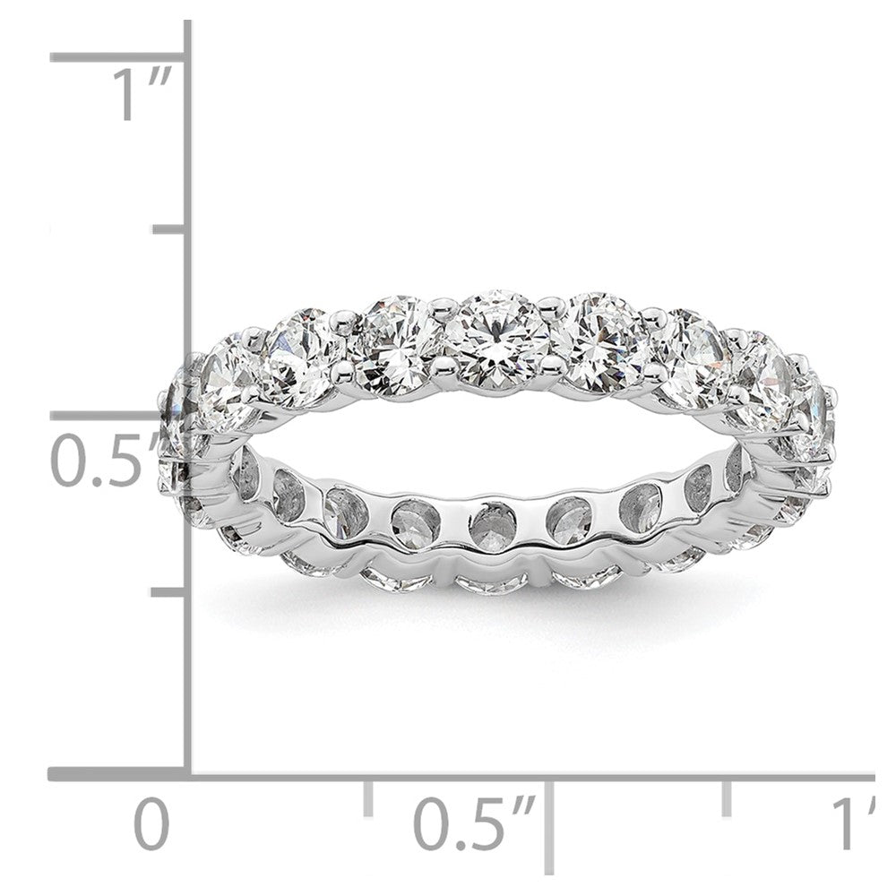 Buy Exclusive 14K White Gold 3-Carat Diamond Eternity Band - Size 8.5