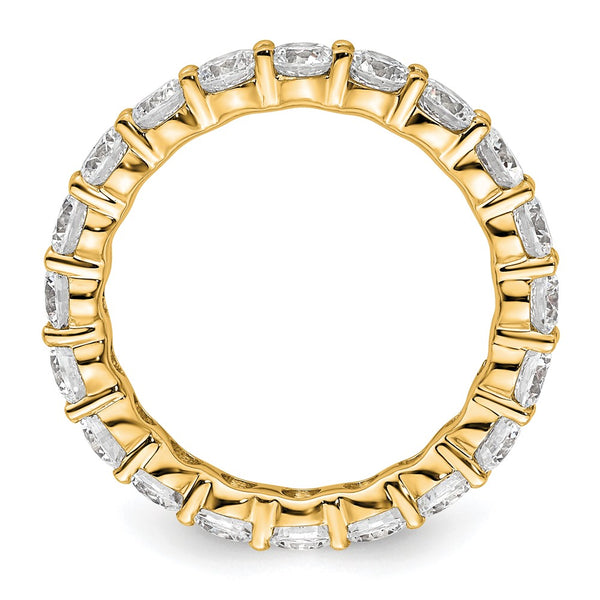 3-Carat Diamond Eternity Band - 14K Gold, Size 8