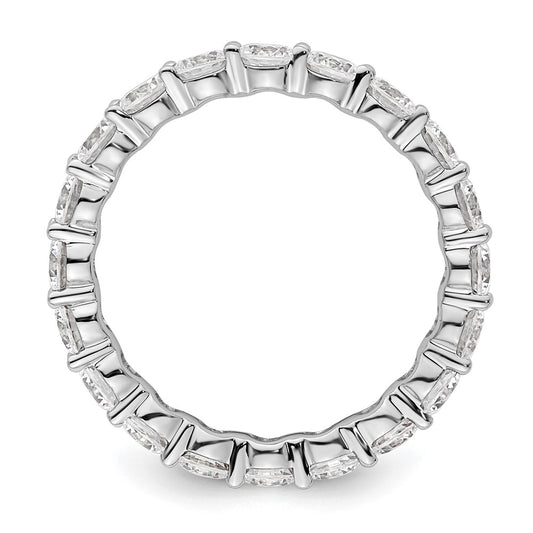Shop Exclusive 3-Carat Diamond Eternity Band in 14K White Gold - Size 9, Stylish!