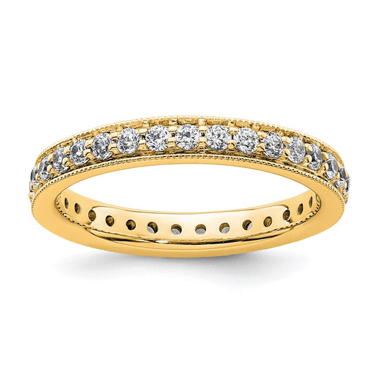 Buy Exclusive 14K Polished Vintage 1/2 Carat Diamond Eternity Band - Size 4.5