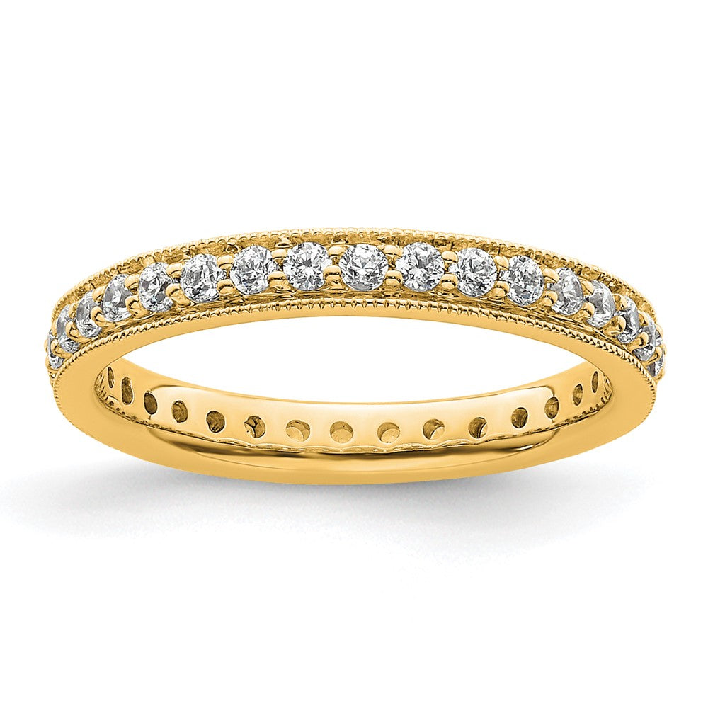 Buy Exclusive 14K Polished Vintage 1/2 Carat Diamond Eternity Band, Size 5.5