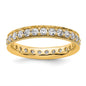 Buy Exclusive 1 Carat Diamond Eternity Band in 14K Gold - Size 6.5, Stylish!-3