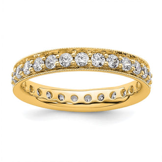 Buy Exclusive 1 Carat Diamond Eternity Band in 14K Gold - Size 6.5, Stylish!