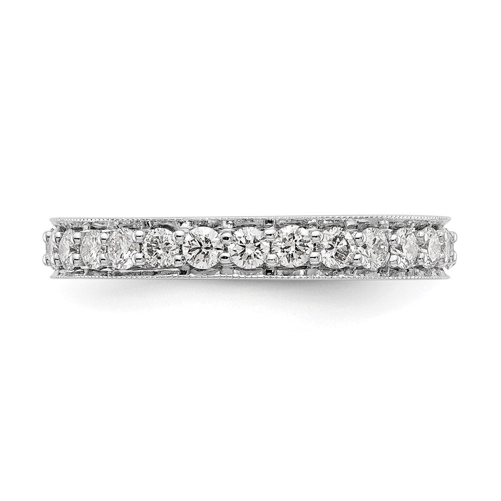 Buy Stylish 1-Carat Diamond Eternity Band in 14K White Gold, Size 7