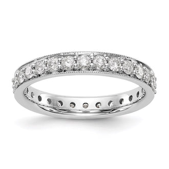 Buy Stylish 1-Carat Diamond Eternity Band in 14K White Gold, Size 7