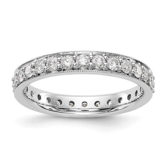 Buy Exclusive 1 Carat Vintage Diamond Eternity Band in 14K White Gold - Size 7.5