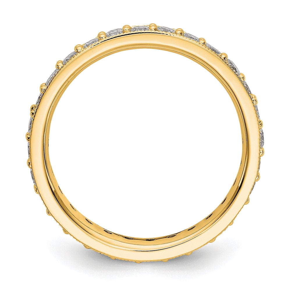 Buy Exclusive 14K Polished Vintage 1 Carat Diamond Eternity Band - Size 7, Stylish Value!