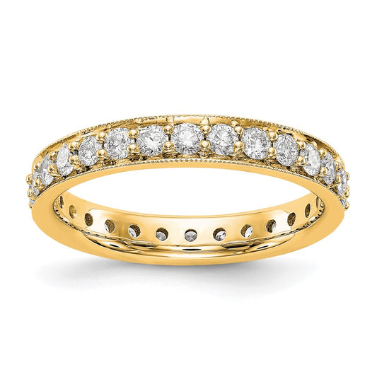 Buy Exclusive 14K Polished Vintage 1 Carat Diamond Eternity Band - Size 7, Stylish Value!