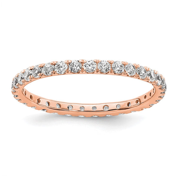 14K Rose Gold Eternity Band with 1/2 Carat Lab-Grown Diamonds - Style GR1-1004374