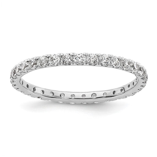 Buy Exclusive 14K White Gold Eternity Band - 1/2 Carat Lab-Grown Diamond, Stylish Value