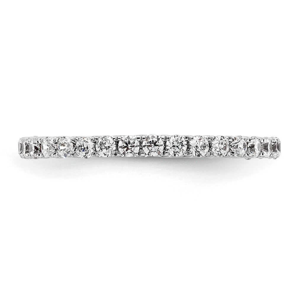 Shop Exclusive 14K White Gold 1/2 Carat Diamond Eternity Band - Stylish Size 5