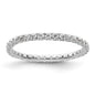 High-Quality 14K Gold Lab-Grown Diamond Eternity Band 1/2ct - Stylish Value!-1