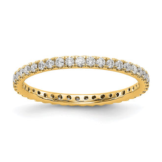 Buy Stylish 14K Polished 1/2 Carat Diamond Eternity Band - Size 7.5