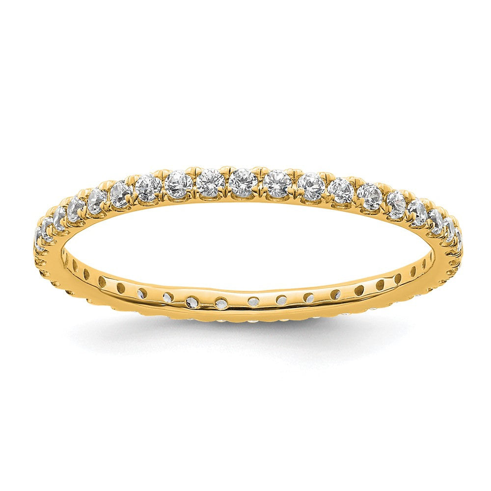 Buy Stylish 14K 1/2 Carat Lab-Grown Diamond Eternity Band - Size 8.5, VS D E F