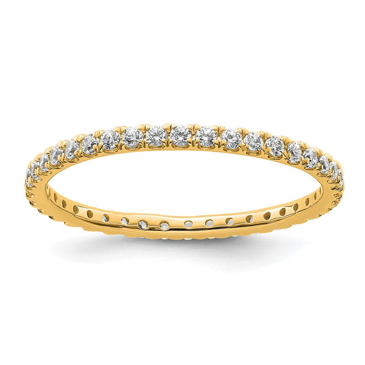 Buy Stylish 14K 1/2 Carat Lab-Grown Diamond Eternity Band - Size 8.5, VS D E F