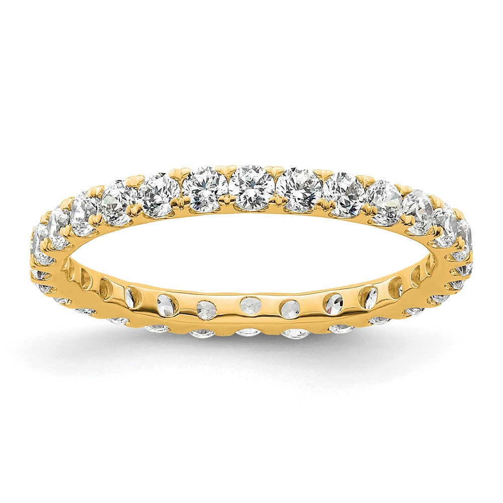 Shop Exclusive 14K Gold 1 Carat Diamond Eternity Band - Size 5, Stylish Design