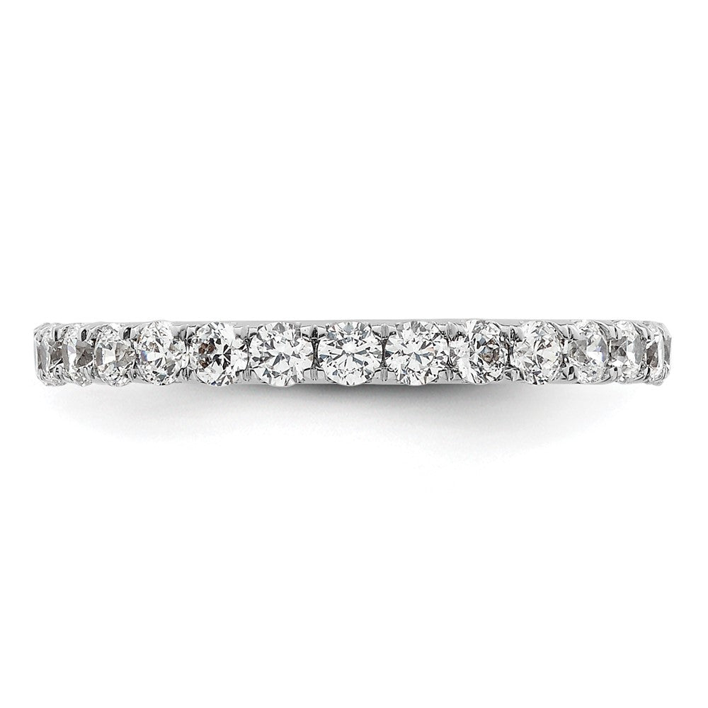 Exclusive 1-Carat Diamond Eternity Band in 14K White Gold - Size 6, Stylish Value