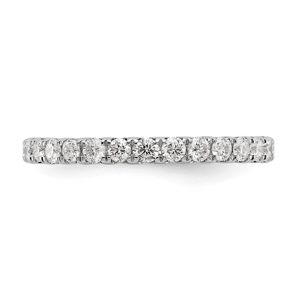 Shop Exclusive 14K White Gold 1 Carat Lab-Grown Diamond Eternity Ring, Size 5