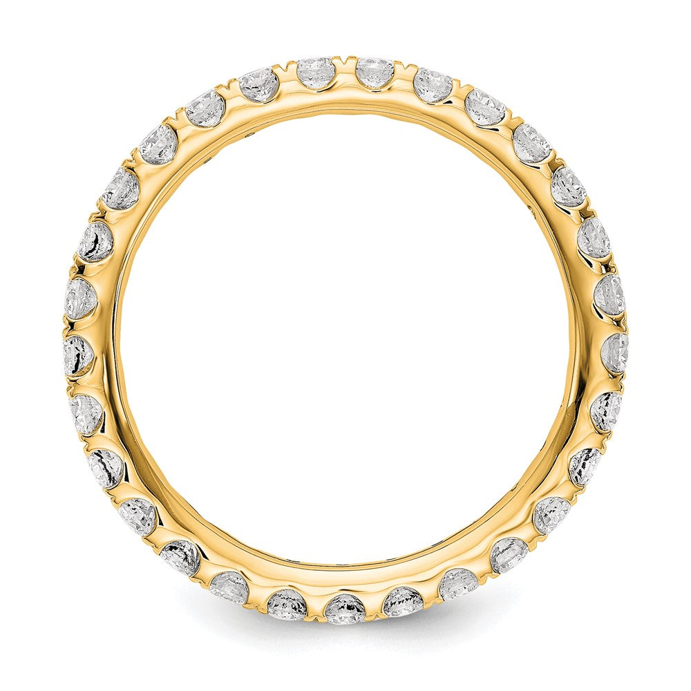Shop Exclusive 14K White Gold 1 Carat Eternity Ring - Stylish Lab-Grown Diamond
