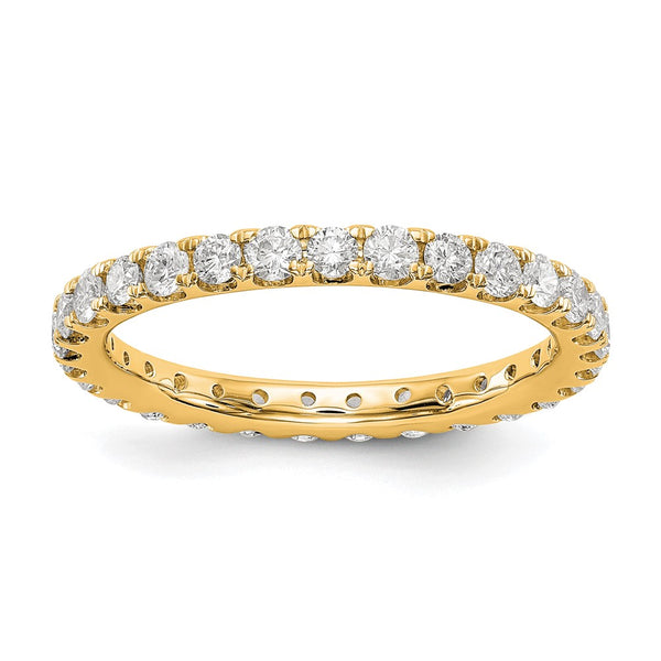 Exclusive 14K Gold 1 Carat Lab-Grown Diamond Eternity Ring - Stylish & Affordable