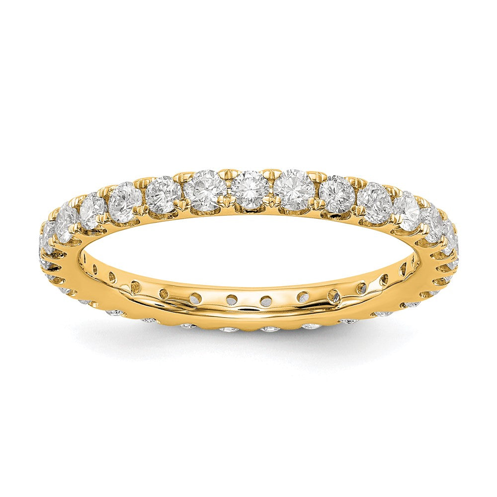 Exclusive 14K Gold 1 Carat Lab-Grown Diamond Eternity Band - Stylish & Affordable