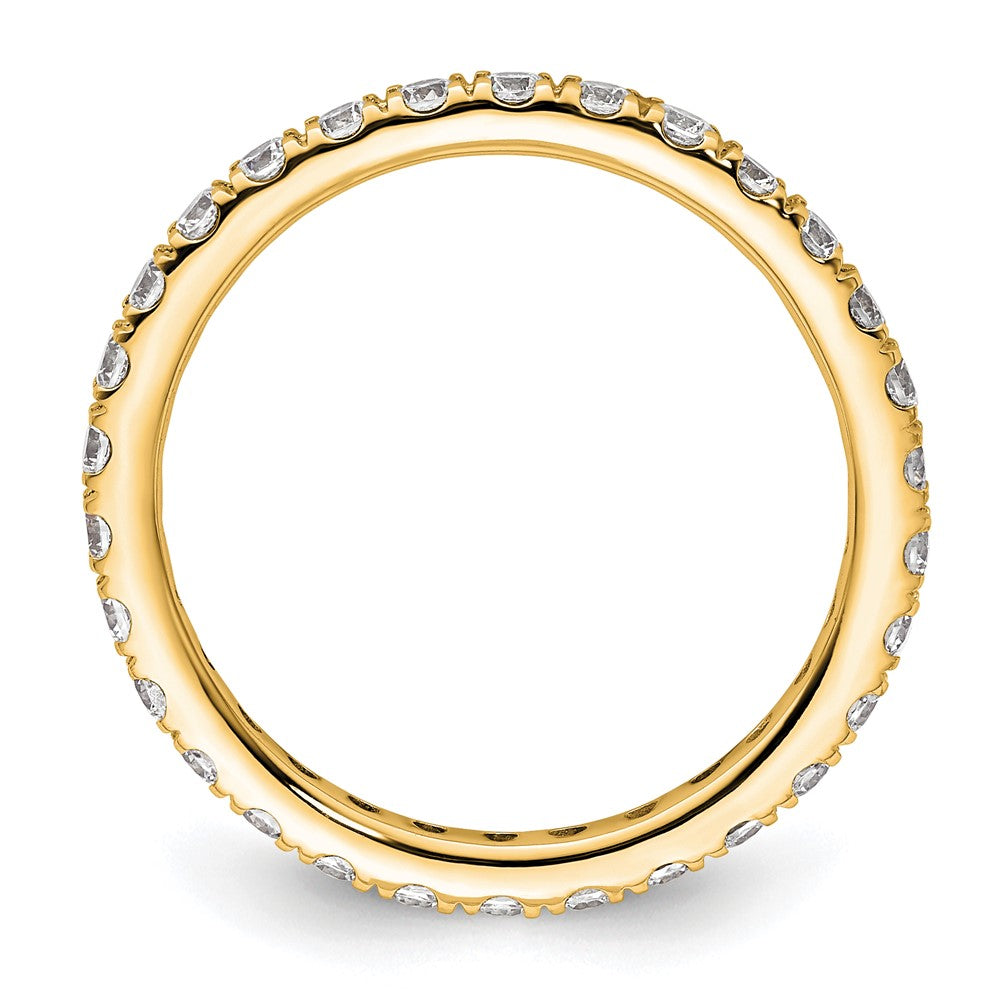 Buy Stylish 14K Gold 1 Carat Diamond Eternity Band - Size 8.5, U-Prong