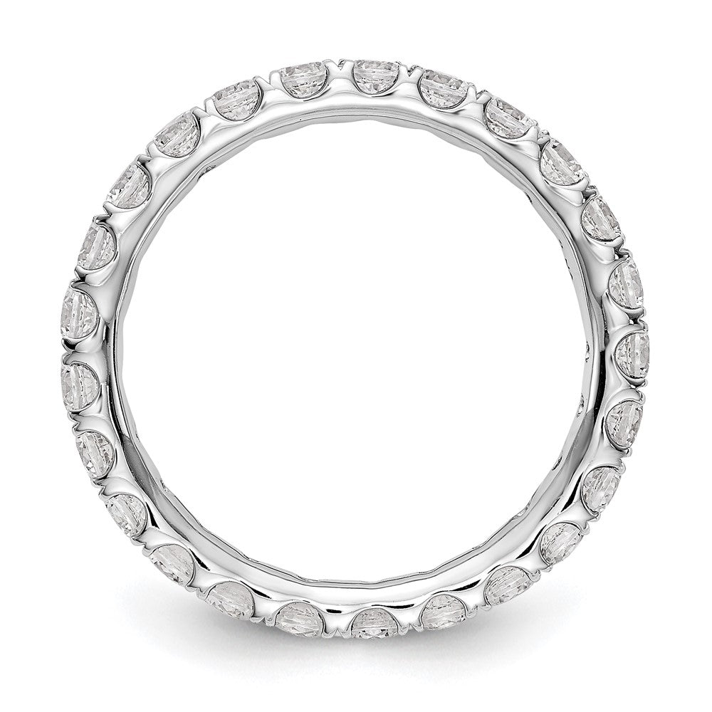 Buy Stylish 14K White Gold Eternity Ring with 1.5 Carat Lab-Grown Diamond