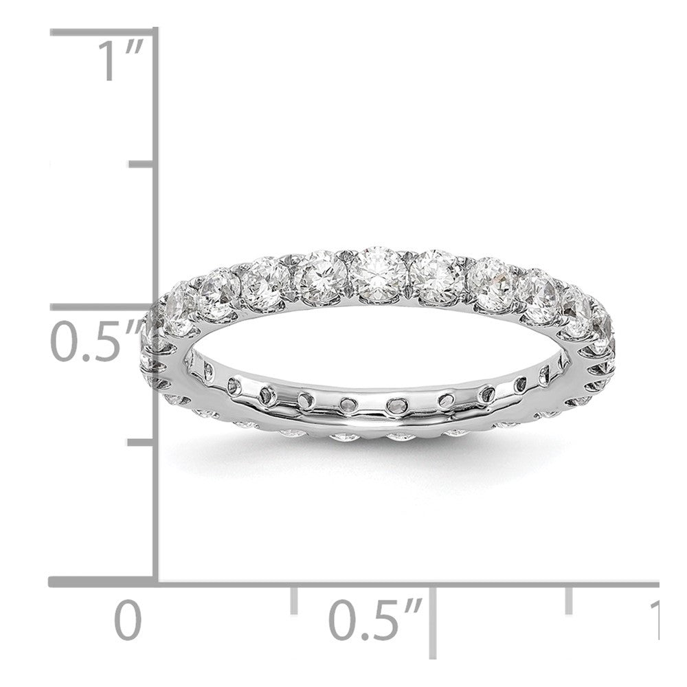 Buy Exclusive 1.5 Carat Lab-Grown Diamond Eternity Band in 14K White Gold