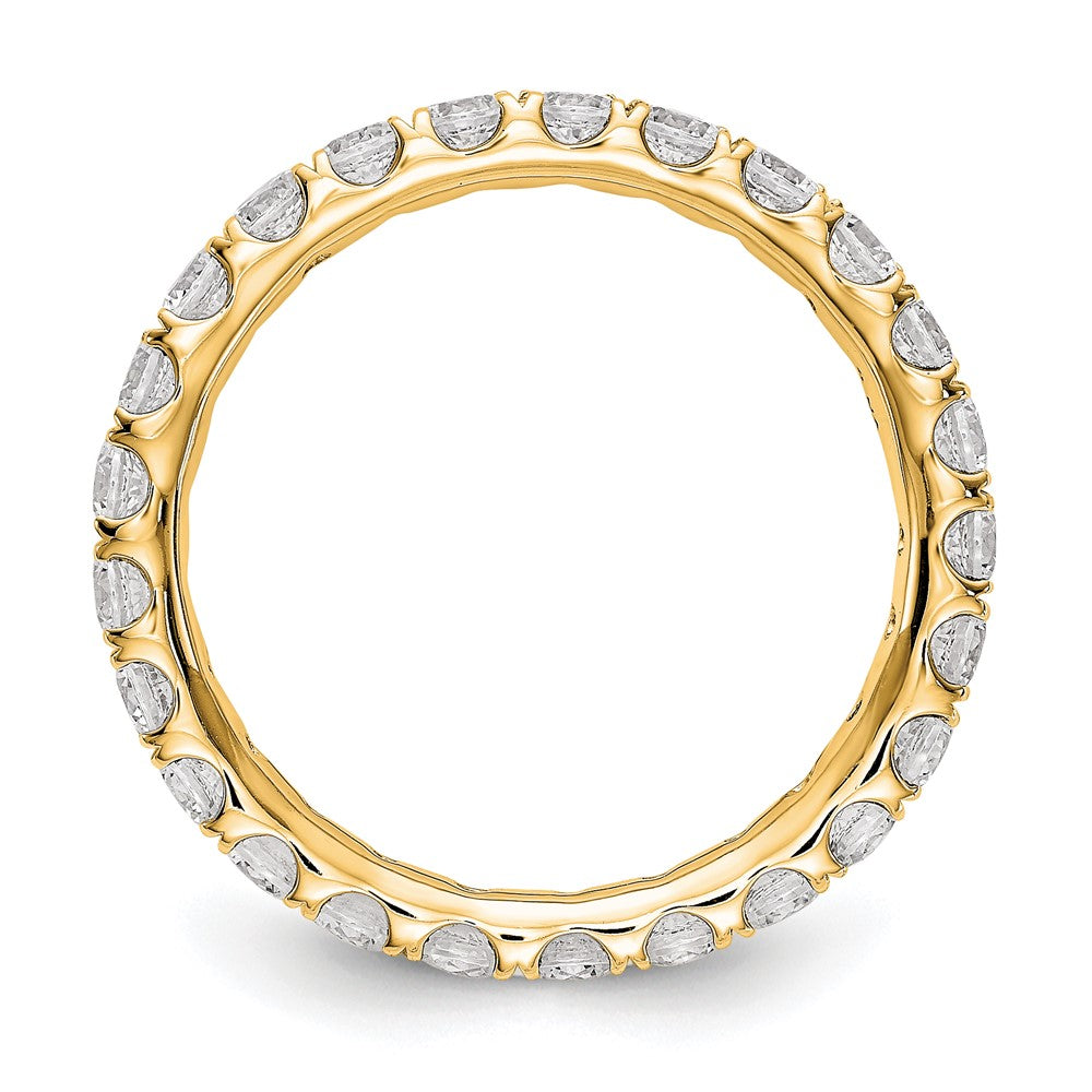Buy 14K Gold 1.5 Carat Lab-Grown Diamond Eternity Band - Stylish & Affordable