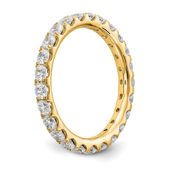 Buy 14K Gold 1.5 Carat Lab-Grown Diamond Eternity Band - Stylish & Affordable-5