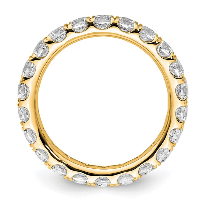 Shop Exclusive 14K Polished 2-Carat Diamond Eternity Band, Size 6.5 - Stylish Value!-2