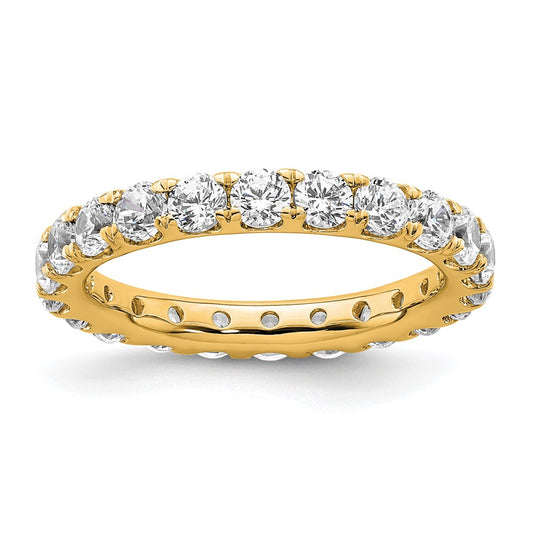 Shop Exclusive 14K Polished 2-Carat Diamond Eternity Band, Size 6.5 - Stylish Value!