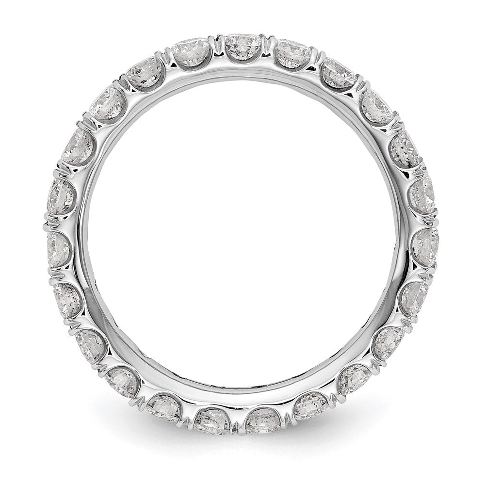 Shop Exclusive 14K White Gold 2-Carat Eternity Ring - VS Clarity, Stylish Design
