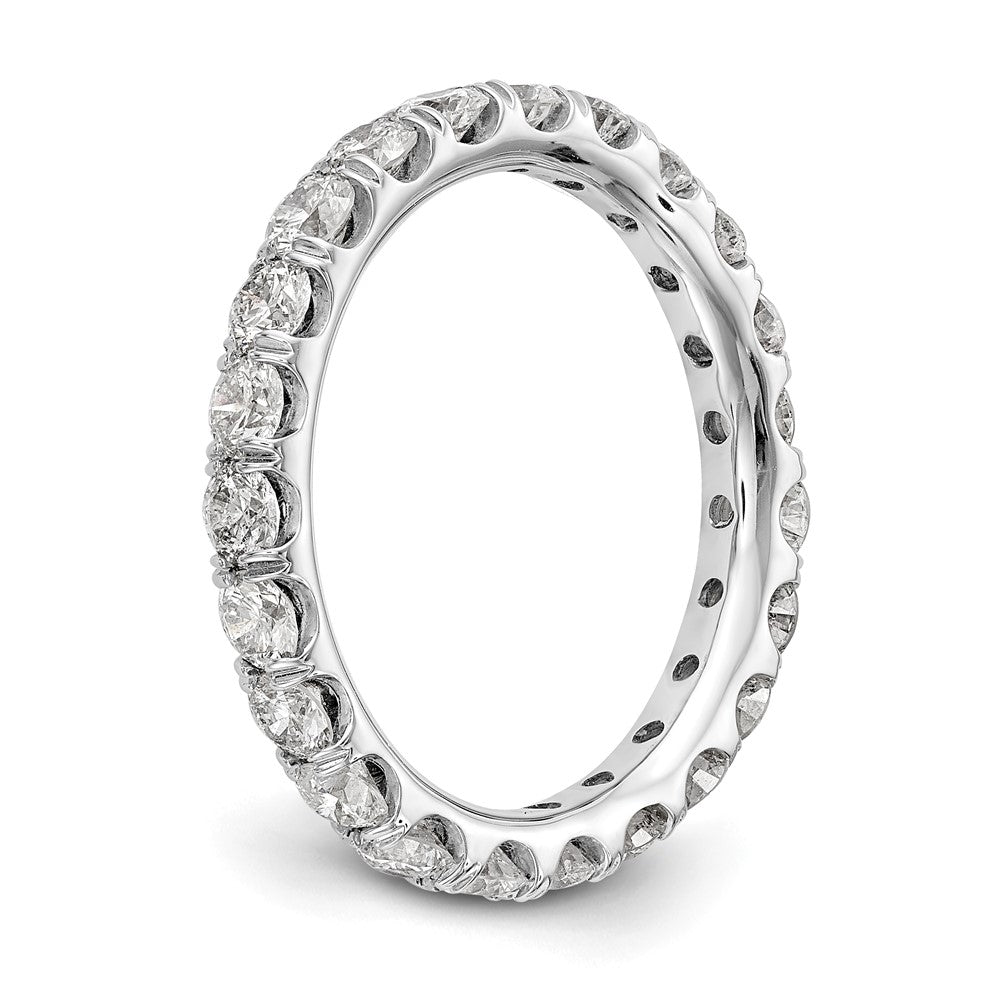Shop Exclusive 14K White Gold 2-Carat Eternity Ring - VS Clarity, Stylish Design
