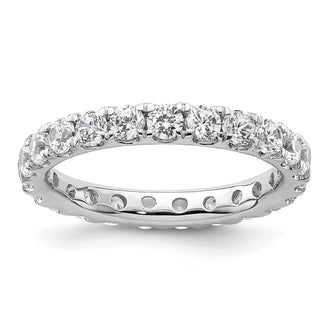 Shop Exclusive 14K White Gold 2-Carat Diamond Eternity Band - Stylish & Affordable